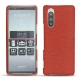 Custodia in pelle Sony Xperia 5 - Papaye ( Pantone 180C ) 