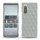 Custodia in pelle Sony Xperia 5 - Gris - Couture ( Nappa - Pantone W428C ) 