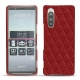 Custodia in pelle Sony Xperia 5 - Tomate - Couture ( Pantone 187C ) 