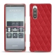 가죽 커버 Sony Xperia 5 - Rouge troupelenc - Couture