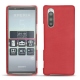 가죽 커버 Sony Xperia 5 - Rouge troupelenc