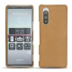 Sony Xperia 5 leather cover - Castan esparciate