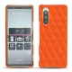 가죽 커버 Sony Xperia 5 - Orange fluo - Couture