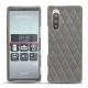Capa em pele Sony Xperia 5 - Acier vintage - Couture