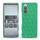 Coque cuir Sony Xperia 5 - Menthe vintage - Couture