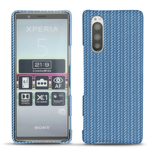Sony Xperia 5 leather caseAbaca ishia ( Pantone #395775 ) 