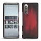 Coque cuir Sony Xperia 5 - Rouge Patine