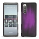 Custodia in pelle Sony Xperia 5 - Violet Patine