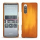 가죽 커버 Sony Xperia 5 - Orange Patine