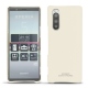 Coque cuir Sony Xperia 5 - Blanc PU