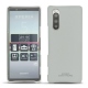 Coque cuir Sony Xperia 5 - Gris PU