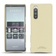 Lederschutzhülle Sony Xperia 5 - Beige PU