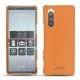 Lederschutzhülle Sony Xperia 5 - Orange PU