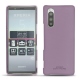 Custodia in pelle Sony Xperia 5 - Lilas PU