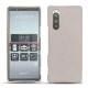Custodia in pelle Sony Xperia 5 - Taupe innocent