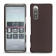 가죽 커버 Sony Xperia 5 - Marron envoûtant