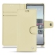 Sony Xperia 5 leather case - Beige ( Nappa - Pantone 7502C ) 