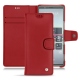 Sony Xperia 5 leather case - Rouge ( Nappa - Pantone 199C ) 