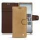 Sony Xperia 5 leather case - Sable vintage ( Roughtcut - Gaucho#57254 ) 