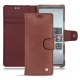 Lederschutzhülle Sony Xperia 5 - Passion vintage ( Glutton - Red ) 