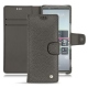 Sony Xperia 5 leather case - Anthracite ( Pantone 424C ) 
