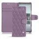 Sony Xperia 5 leather case - Lilas - Couture ( Nappa - Pantone 2645U ) 