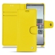 Lederschutzhülle Sony Xperia 5 - Jaune fluo
