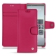 レザーケース Sony Xperia 5 - Rose fluo