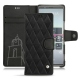 Capa em pele Sony Xperia 5 - Negre poudro - Couture