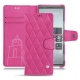 Housse cuir Sony Xperia 5 - Rose BB - Couture