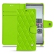 Funda de piel Sony Xperia 5 - Vert fluo - Couture