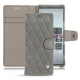 Capa em pele Sony Xperia 5 - Acier vintage - Couture