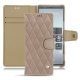 Sony Xperia 5 leather case - Taupe vintage - Couture