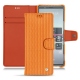 レザーケース Sony Xperia 5 - Abaca arancio