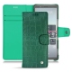 Custodia in pelle Sony Xperia 5 - Crocodile pino