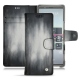 Custodia in pelle Sony Xperia 5 - Gris Patine