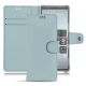 Sony Xperia 5 leather case - Bleu Ciel PU