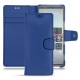 Capa em pele Sony Xperia 5 - Bleu Océan PU