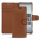 レザーケース Sony Xperia 5 - Marron PU