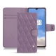 Funda de piel OnePlus 7T - Lilas - Couture ( Nappa - Pantone 2645U ) 