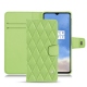 Funda de piel OnePlus 7T - Vert olive - Couture ( Nappa - Pantone 578U ) 