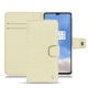 Custodia in pelle OnePlus 7T - Ivoire ( Sleek P C12 - White ) 