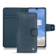 Funda de piel OnePlus 7T - Jean vintage ( Roughtcut - Pantone 285U  ) 