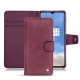 Capa em pele OnePlus 7T - Prune vintage ( Pantone 512C ) 
