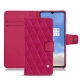 OnePlus 7T leather case - Rose fluo - Couture
