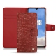 OnePlus 7T leather case - Autruche ciliegia