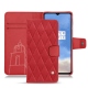 Capa em pele OnePlus 7T - Rouge troupelenc - Couture