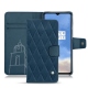 Housse cuir OnePlus 7T - Blu mediterran - Couture