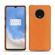 OnePlus 7T leather cover - Orange ( Nappa - Pantone 1495U ) 