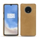 OnePlus 7T leather cover - Sable vintage ( Roughtcut - Gaucho#57254 ) 